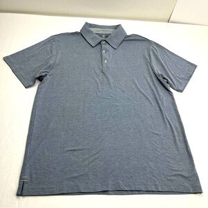 Free Fly‎ Apparel Short Sleeve Polo Shirt Mens Size Medium Grey Gray Stretch